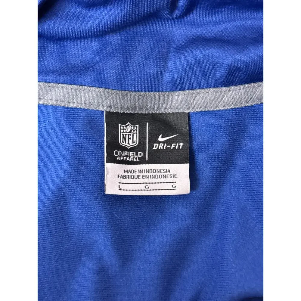 Nike Sweatshirt Large Mens Los Angeles Rams Thowback Retro Horns On Field